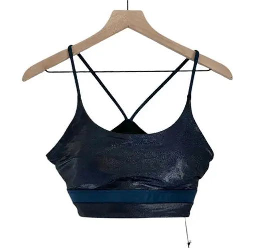 Zyia NWT Women’s Blue Twilight Luxe Sports Bra Size Medium