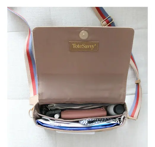 Tote Savvy Change Kit + Mini Crossbody in Khaki Tan