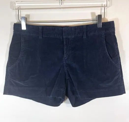 Athleta  Navy Corduroy Shorts Size 0