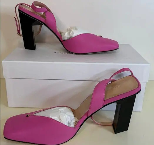 NIB Tiannia Barnes HOPE ANKLE STRAP HIGH HEELS IN PINK Size 11