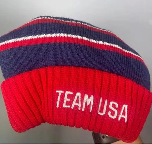 Team USA 100% Acrylic Beanie Blue