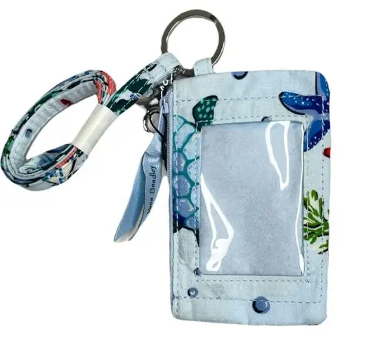 Vera Bradley  Zip ID Case & Lanyard, Anchors Aweigh, Blue - Image 2