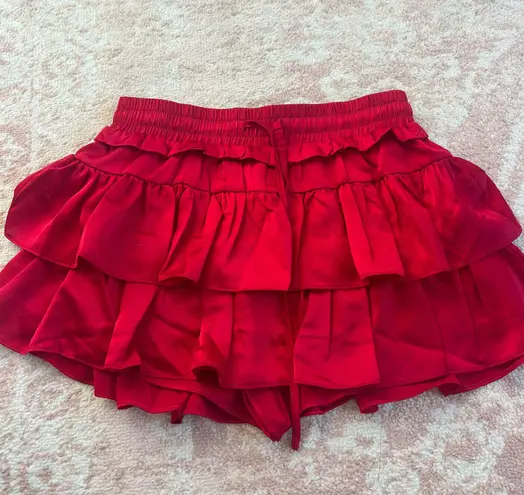 Triple Threads Skirt Red Size M