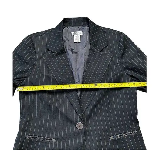 Vintage Uniform JohnPaulRichard Blazer Women's 12 Pinstripe Dark Academia Jacket