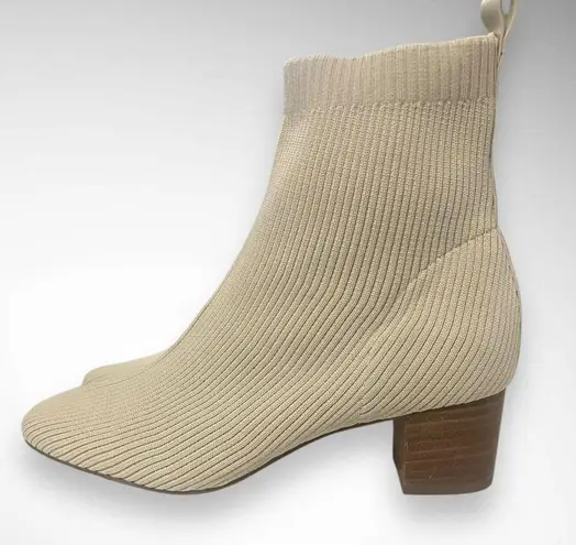 JOIE X REVOLVE‎ Women's Neely Ivory Luxury Boot With Stacked Heel Sz 7.5 | NWOT - Image 3