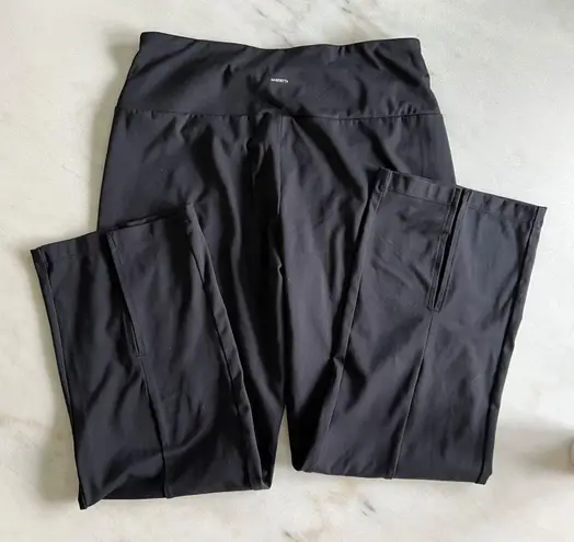 Mondetta Women's Performance Luxury Split Hem Wide Leg Athleisure Pants - Size L