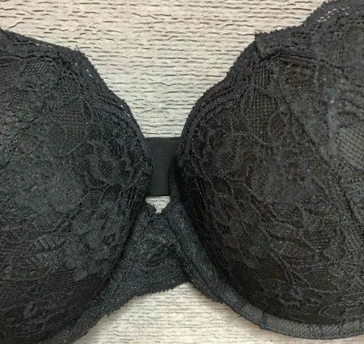 Joyspun Black Soot Lace Bra Adjustable Straps Underwire Womens 38B Size undefined