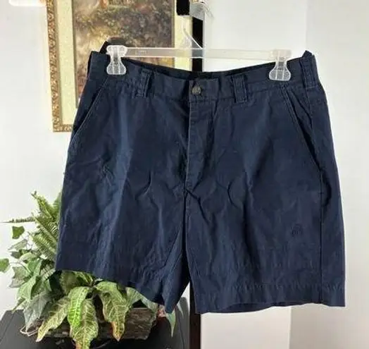 Brooks Brothers W34 Women's Flat Front Casual 5" Inseam Shorts Navy Blue