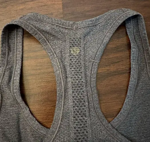 Lululemon Swiftly Tech gray racerback tank top size 8