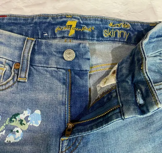 7 For All Mankind Painted Denim