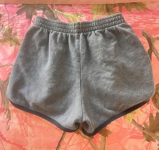 Brandy Melville cotton mini shorts dark grey