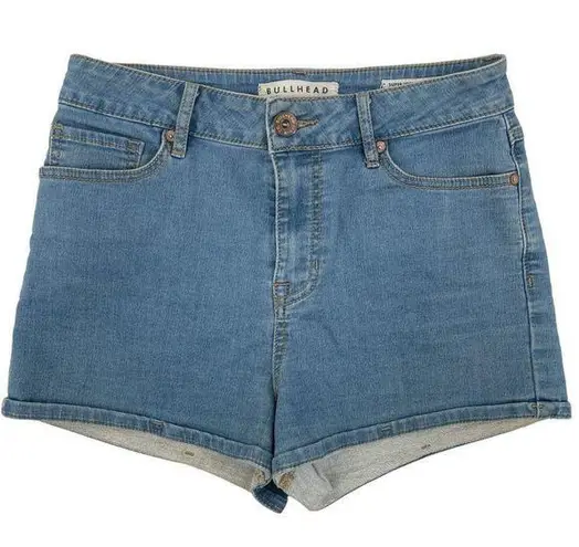 PacSun Bullhead  Super High Rise Shorty Denim Jean Shorts