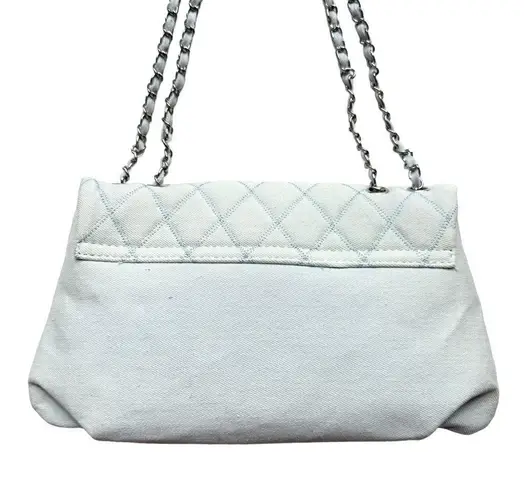 🔃Denim Quilted Turn Lock Crossbody Bag