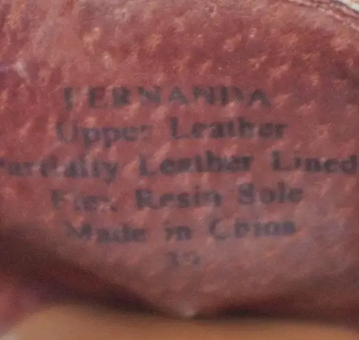 Wittner Suede Derby Ladies' Shoes Size 39 Red