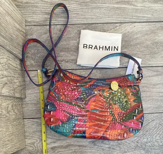 Brahmin  multicolor leather crossbody bag