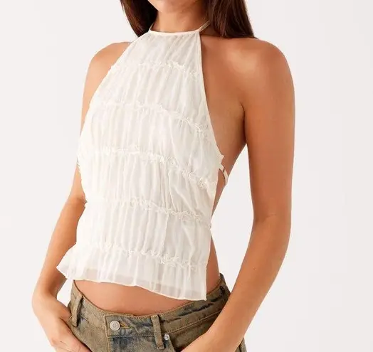 Peppermayo Bennie Halter Top - Ivory