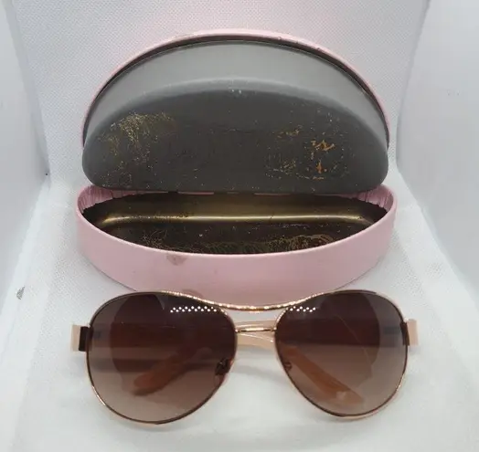 Juicy Couture  Pink & Rose Gold Sunglasses & Case