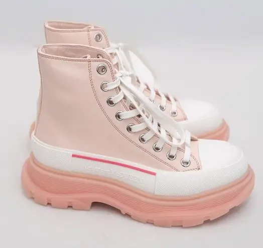 Alexander McQueen | Tread Slick Boots in Tea Rose Italian Sized 38.5