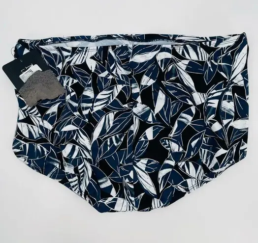 MiracleSuit Norma Jean Bottom Size 16 Swim NWT Retro Ruched Plus Shimmer Shadows