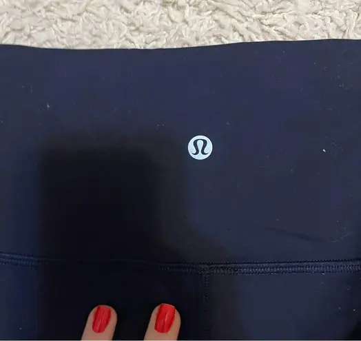 Lululemon true navy wunder train 25” leggings size 4