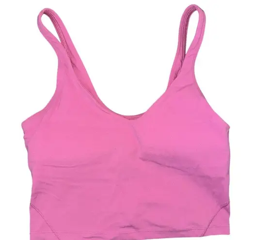 Lululemon  Align Cropped Tank Top Pink Size 8