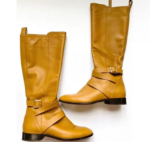 Chloé Chloe tan leather knee-high riding boots EUC
