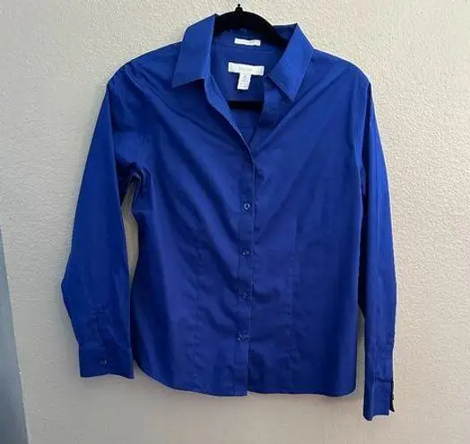 Chico's  Blue Long Sleeve Blouse