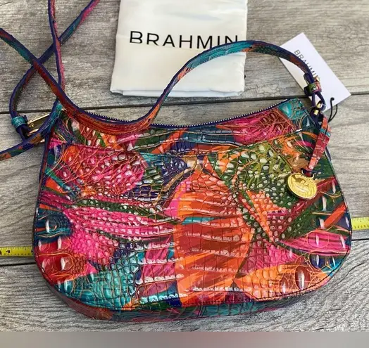 Brahmin  multicolor leather crossbody bag