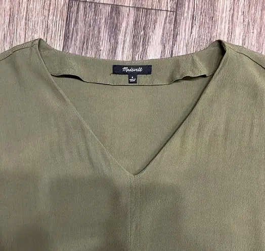 Madewell Olive Novel Shift Dress size Small