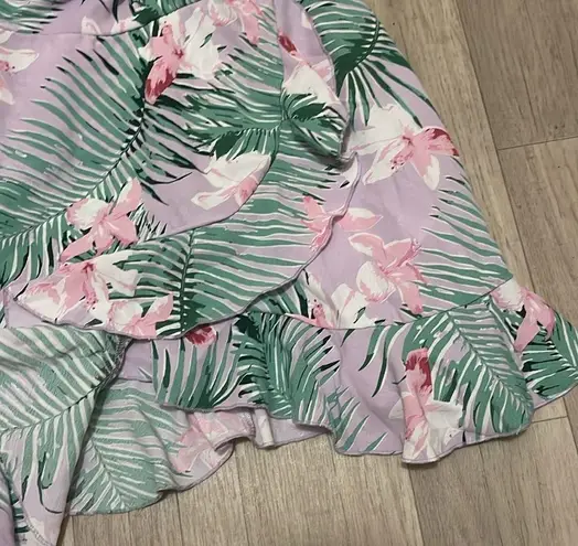 Revamped  NWT palm tree floral dress medium - Image 2