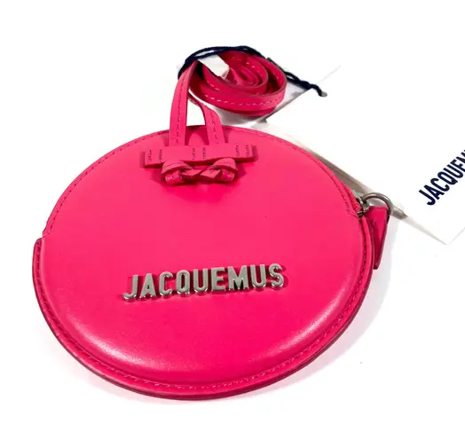 Jacquemus NWT Le Pitchou Round Coin Purse Dark Pink