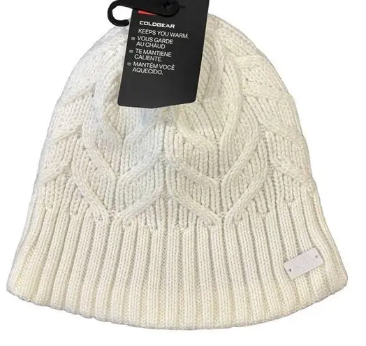 Under Armour  Women's Around Town Knit Beanie White 1299899 One Size