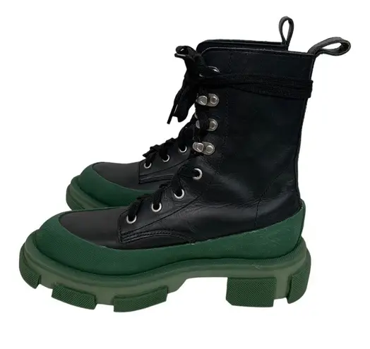 Monse x Both Gao Leather Combat Boots Size 36 Black