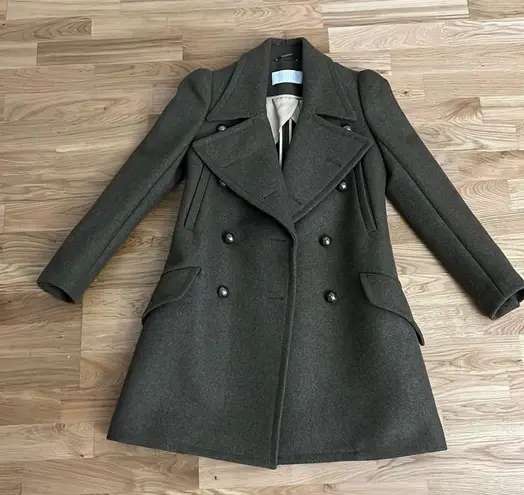 Chloé Like new Chloe army green wool F/W 2015 Military Peacoat