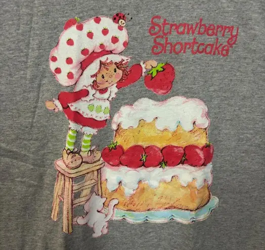 Strawberry Shortcake Cooking by The Book T-shirt size medium