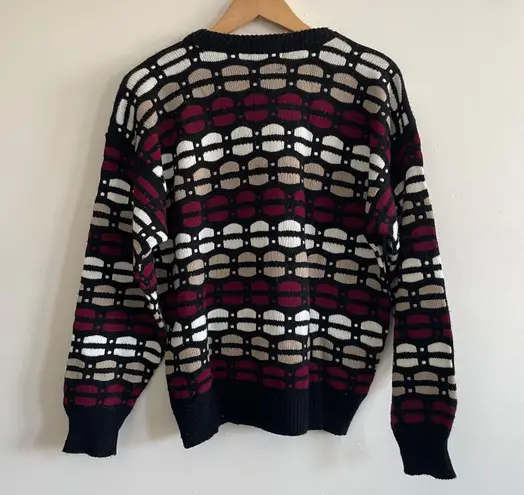 Atlas Vintage 90’s Grandma Pattern Made in USA Crewneck Sweater Sz Large