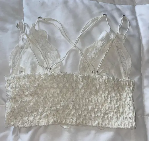 Free People White  Bralette