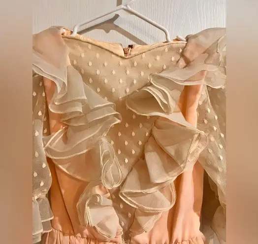 Vintage Dessy New York Pink Dress Size 6