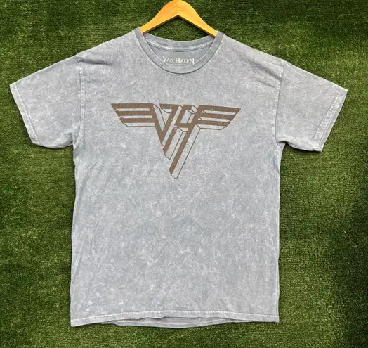 Van Halen World Tour 1984 Rock Band Mineral Wash T-Shirt Size Large