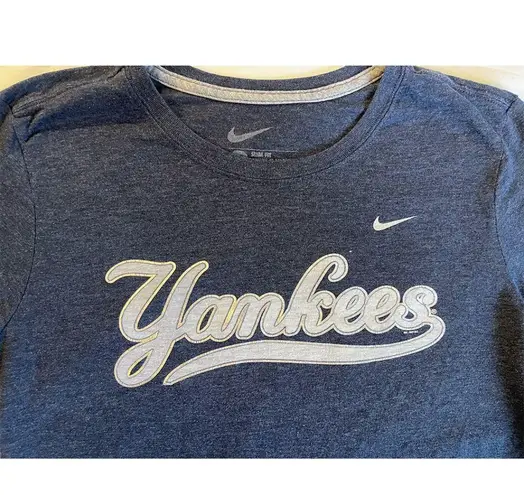 Nike Yankees Bleach Effect Logo Tee