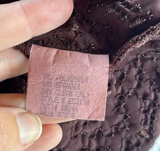 Casadei Velvet Sleeveless Bodysuit with Embroidered Detail