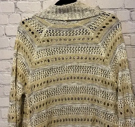 Nine West Vintage America  Knit Cardigan Sweater Size Small Boho