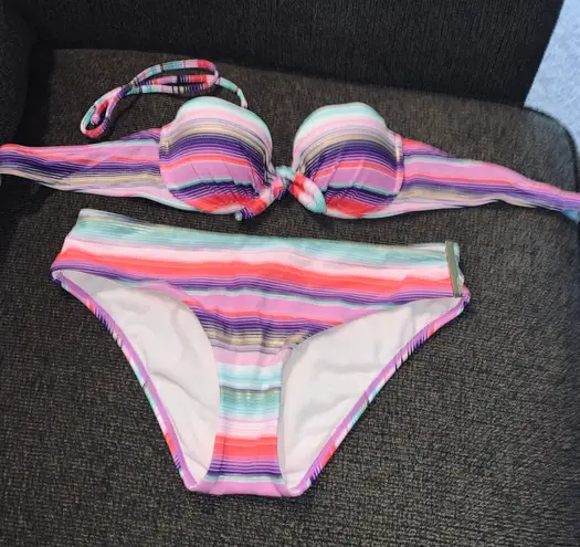 Victoria's Secret Victoria Secret Bandeau Bikini Set 