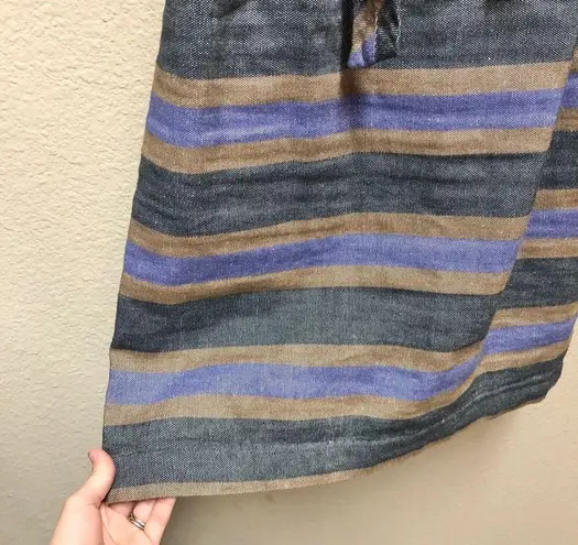 Boden Striped Notch Shift Dress