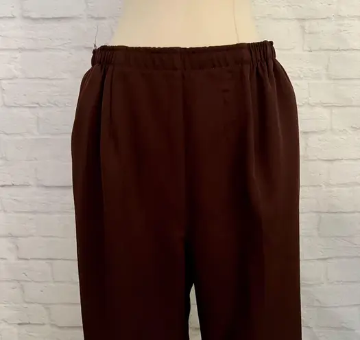 draper's & damon's Chocolate Brown Tailored Pants