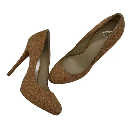 Brian Atwood B  Bffredrique Metallic Cork Pumps 9.5