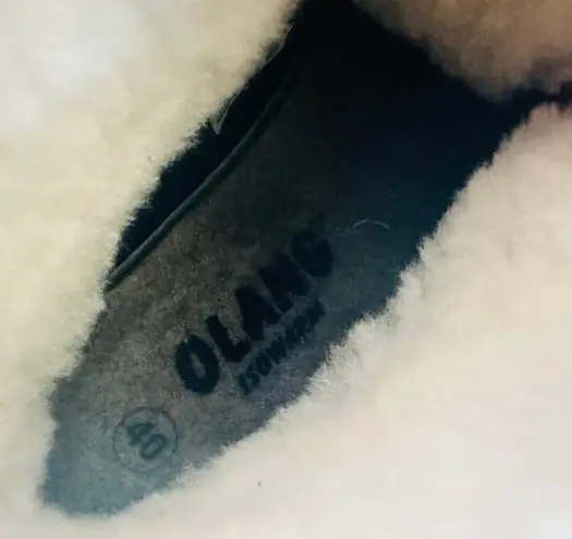 Olang Bamboo Wintherm Arctic Grip Ladies Boots NEW Size 40 Red Leather Snow Ski