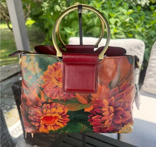 Patricia Nash Heritage multi collection EMPOLI floral satchel