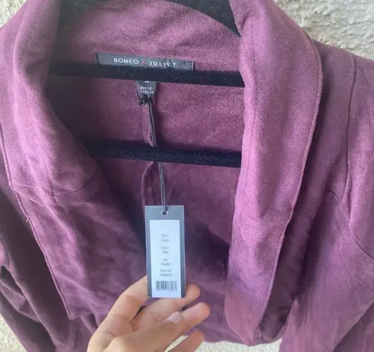 Romeo + Juliet Couture NWT Faux Suede Jacket