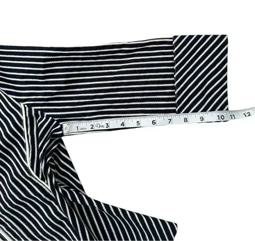 Joseph Ribkoff Vintage Ladies Full Zip Striped Jacket Size 8 Nautical